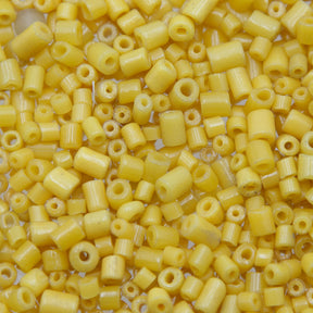 4SV100-15: Vintage Venetian Tube Op Dark Greasy Yellow 4MM