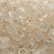 4SV100-4: Vintage Venetian Transparent Milky Crystal 4/0 250 Grams