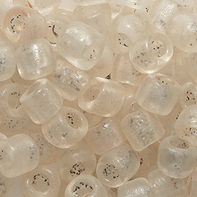 4SV100-4: Vintage Venetian Transparent Milky Crystal 4/0 250 Grams
