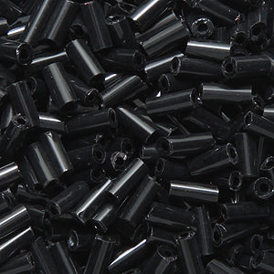 4SV6109: Vintage Venetian BUGLE Black #1 4mm 500 Grams