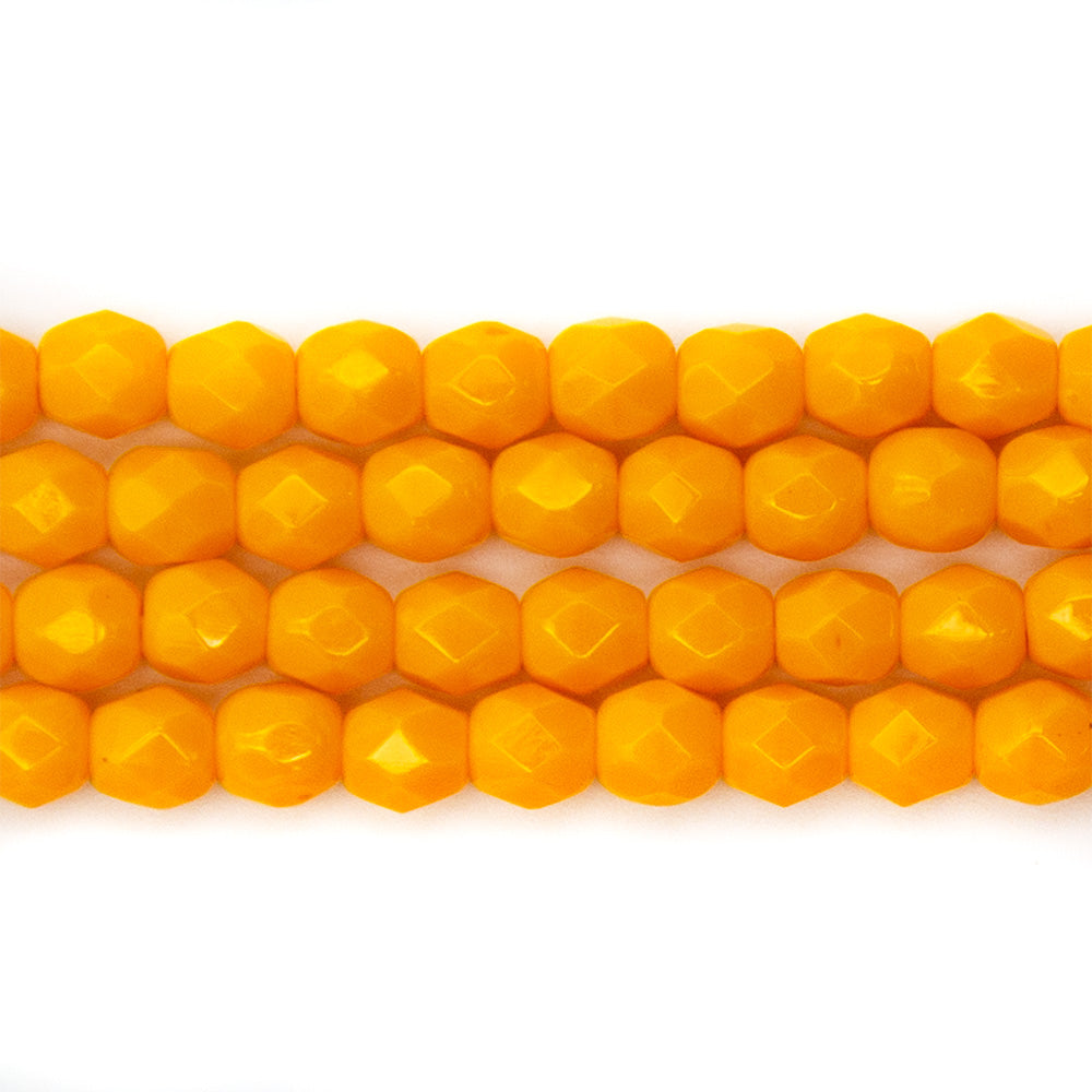 4FC132: Cz Fc Rd Opaque Lt Orange 4MM 500PC