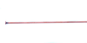 50FI61-AC: Brass Head Pin Ant Copper 50mm 50 Pieces