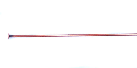 50FI61-AC: Brass Head Pin Ant Copper 50mm 50 Pieces