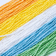 SB999-MX49: Czech 3-Cut Seed Bead Bundle Island Luster 9/0
