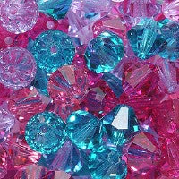 86CC906: Preciosa Crystal Dia Mix Spring Bouquet 6mm 72PC