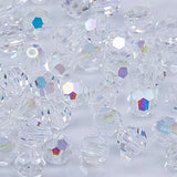 5CC512: Preciosa Crystal Round Crystal AB 5mm-72PC