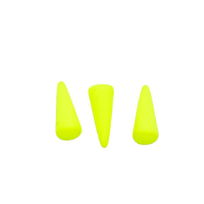 5DP622-NM: CZ Spike Drop Yellow Neon 5x13mm 100PC