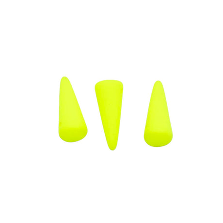 5DP622-NMR: CZ Spike Drop Yellow Neon 5x13mm-20PC