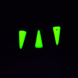 5DP622-NMR: CZ Spike Drop Yellow Neon 5x13mm-20PC