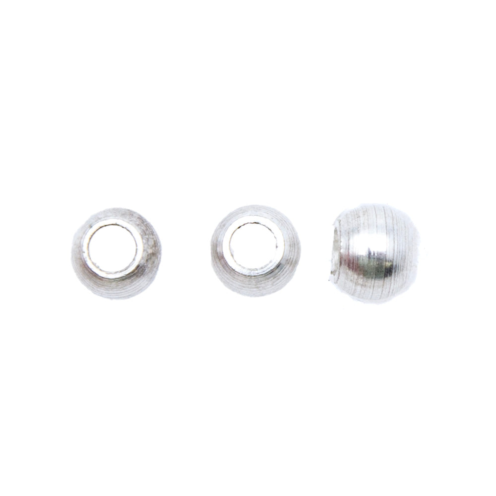 5ME812: Round Brass Silver Color 5mm 3mm Hole-100PC