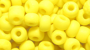 5SK122-M: Japanese Medium Opaque Yellow Matte 5/0 - 500 Grams