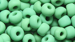 5SK184-M: Japanese Opaque Medium Green Matte 5/0 500 Grams