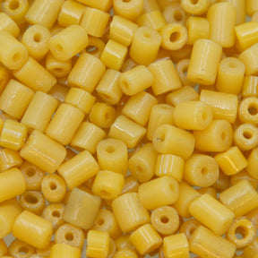 5SV100-33: Vintage Venetian Tube Op Medium Greasy Yellow 5MM