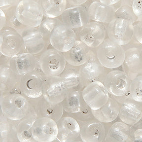 5SV212-UR: Vintage Venetian Transparent Clear #1 Frosted 5/0 50 Gram Bag
