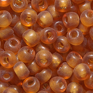 5SV254-2U: Vintage Venetian Transparent Raw Sienna #2 Frosted 5/0 500 Grams