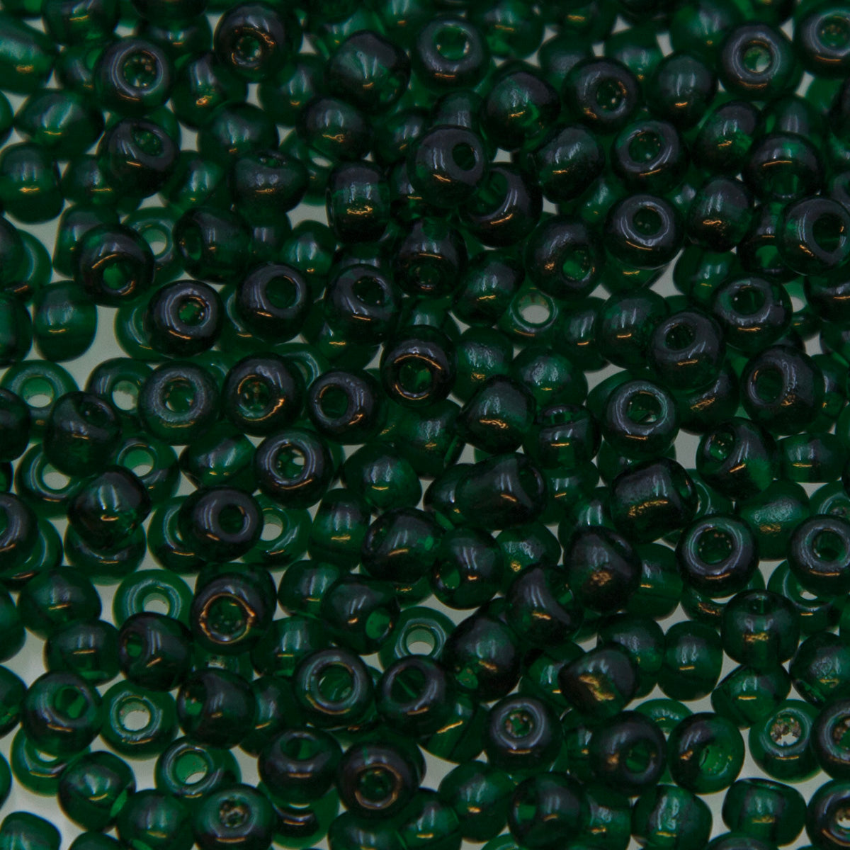 5SV285-1: Vintage Venetian Seed Bead Forrest Green 5/0 - 1000GM