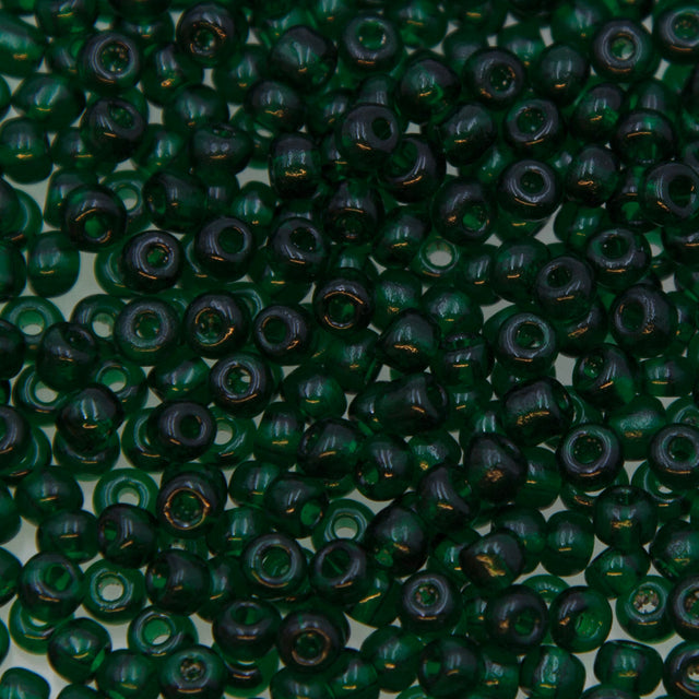 5SV285-1: Vintage Venetian Seed Bead Forrest Green 5/0 - 1000GM