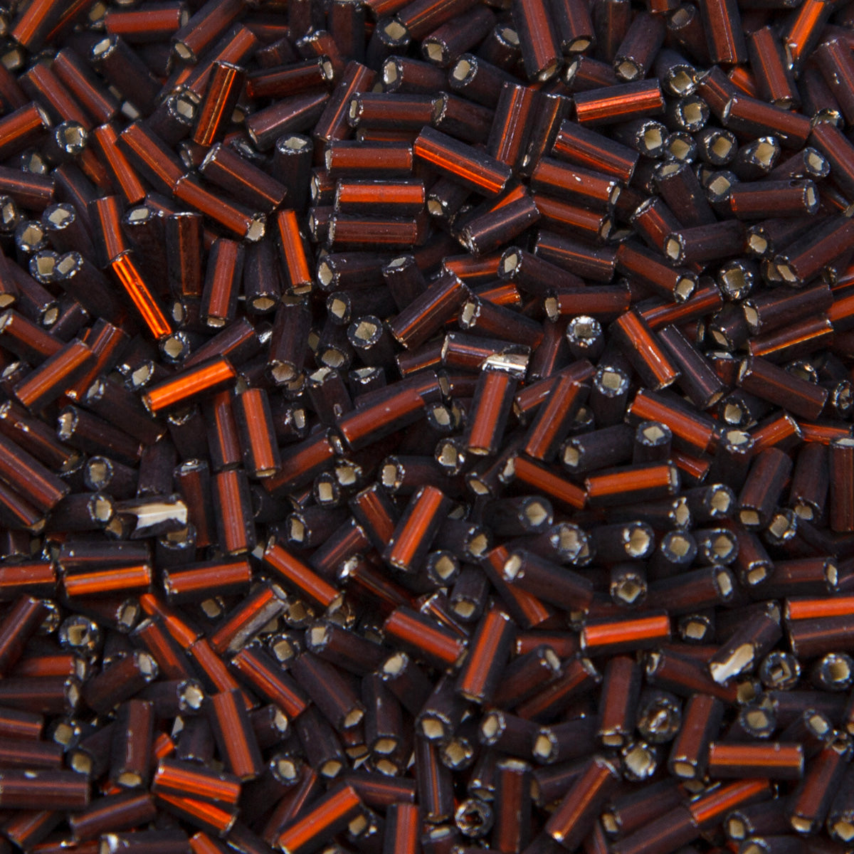 5SV6459-2R: 5SV6459-2: IN STORE Vintage Venetian Bugle S/L Dk Brown 5mm 50 Gram Bag