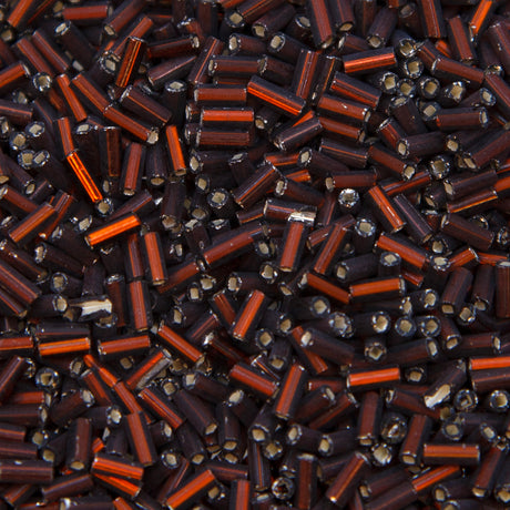 5SV6459-2R: 5SV6459-2: IN STORE Vintage Venetian Bugle S/L Dk Brown 5mm 50 Gram Bag