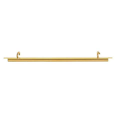 60FI83-G: Miyuki Slide End Tube 60mm 2 Loop Gold Plate - 2PPK