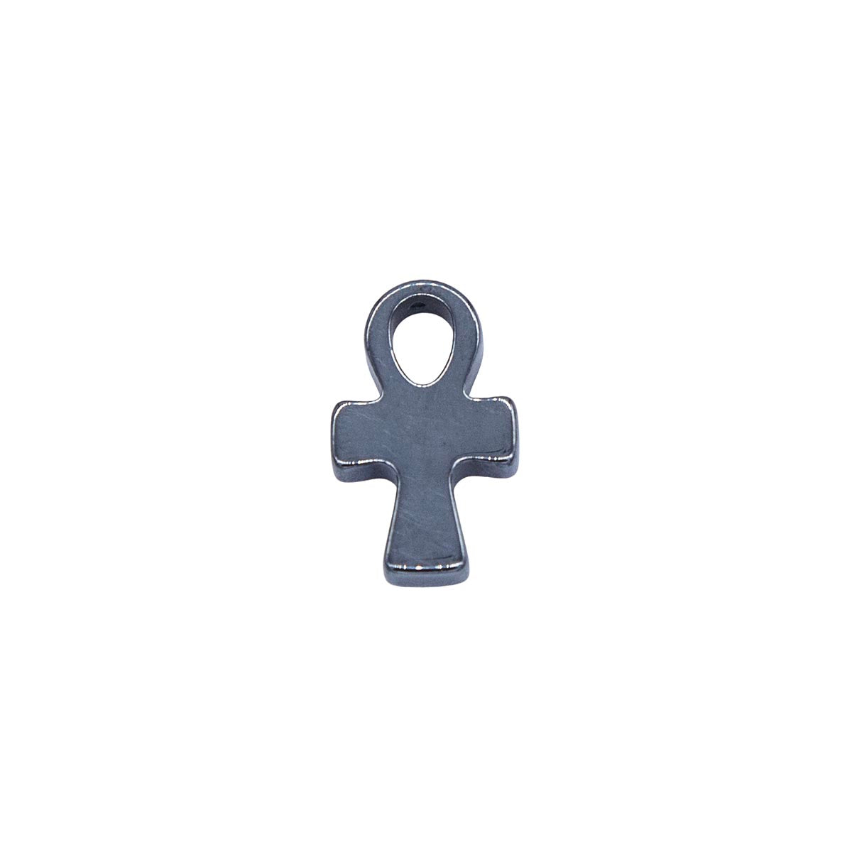 60ST403-AN: Hematite Ankh PNDNT Hole 12x20mm