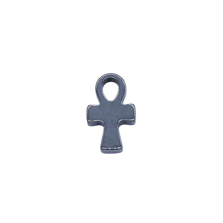 60ST403-AN: Hematite Ankh PNDNT Hole 12x20mm