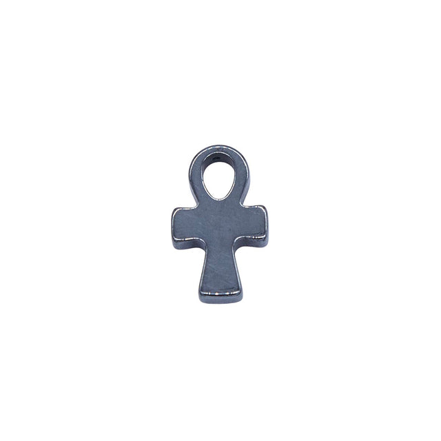 60ST403-AN: Hematite Ankh PNDNT Hole 12x20mm