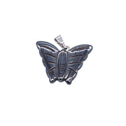 60ST403-B: Hematite Butterfly PNDNT 25mm