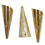 64JC854: Jingle Cones Adult Missouri River Style Gold 64mm - 100 Pieces