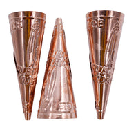 64JC856: Jingle Cones Adult Missouri River Style Copper 64mm - 100 Pieces