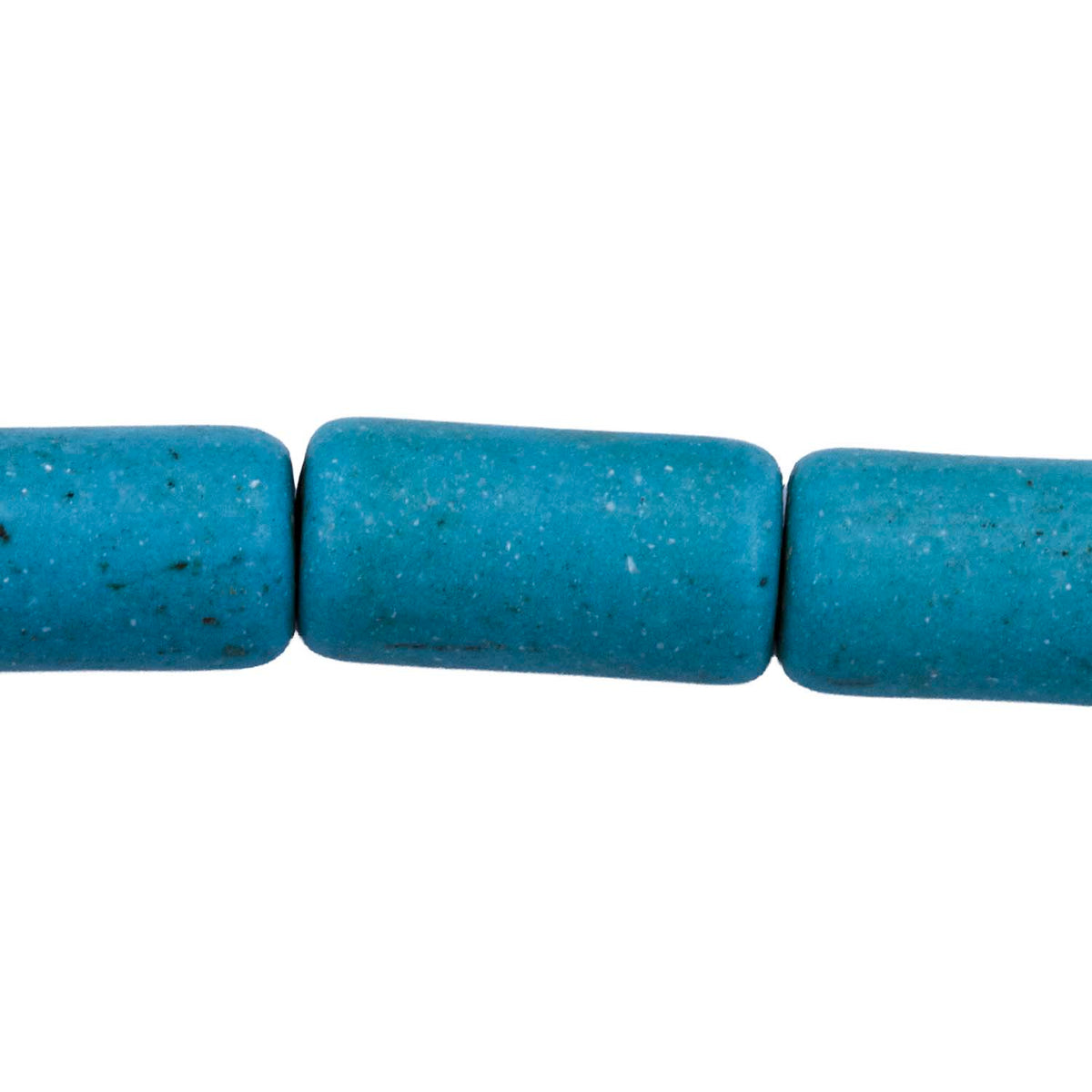 66ST612-TQ: Turquoise Magnesite Tube 9x16mm
