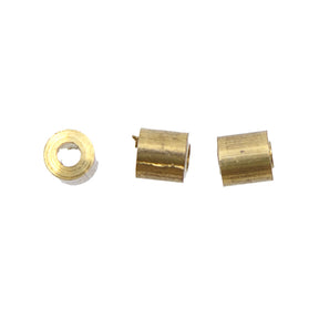 68ME854: Metal Tube Smooth Brass 5x5.5mm-72PC