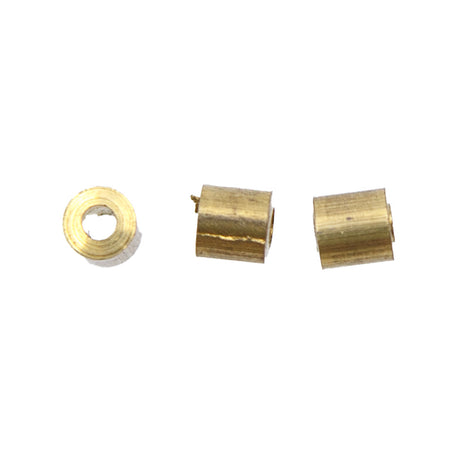 68ME854: Metal Tube Smooth Brass 5x5.5mm-72PC