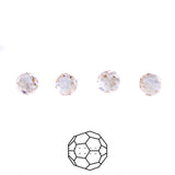 6CC051: Preciosa Crystal Round Honey 6mm-72PC