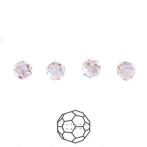 6CC051: Preciosa Crystal Round Honey 6mm-72PC