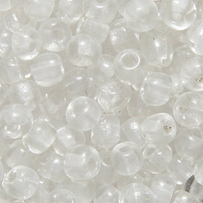 6EP212-QR: Vintage FRNCH Crystal#1 Square Hole 6/0 50 Gram Bag