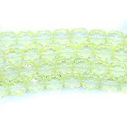 6FC222R: Czech Faceted Round Jonquil Yellow 6mm 50PC
