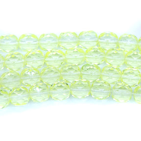 6FC222R: Czech Faceted Round Jonquil Yellow 6mm 50PC