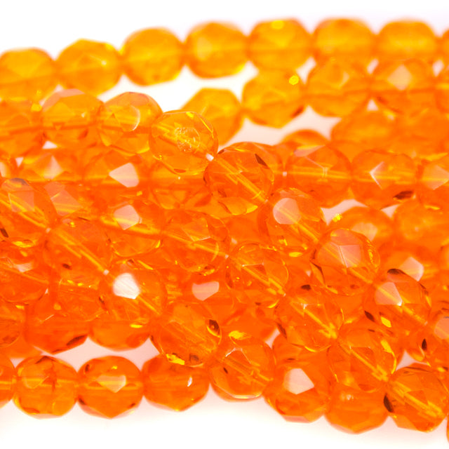 6FC232R: CZ Faceted Sun 6mm 50 Pieces