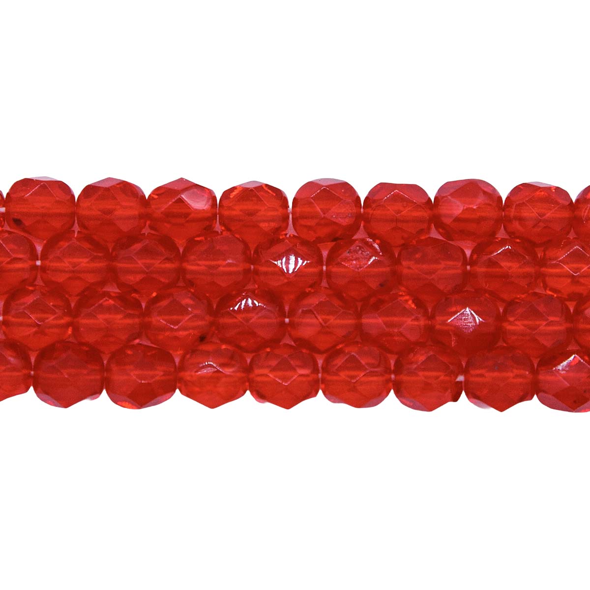 6FC244: CZ FACET RD TRANS Ruby 6MM-300PC