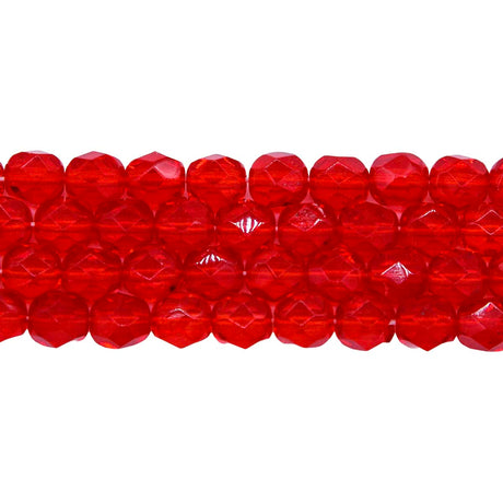 6FC244: CZ FACET RD TRANS Ruby 6MM-300PC