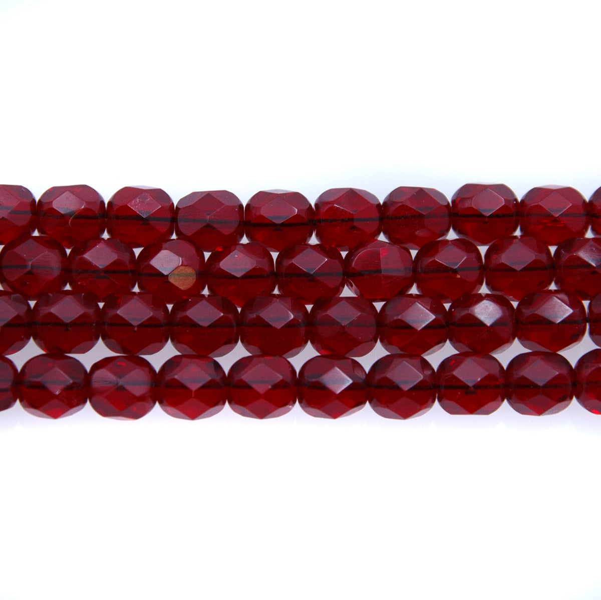 6FC246R: CZ FACET RD Trans Garnet 6mm 50PPK