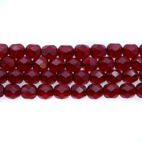 6FC246R: CZ FACET RD Trans Garnet 6mm 50PPK