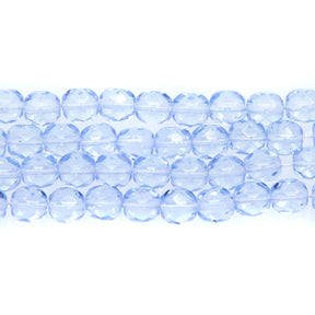 6FC272: CZ FACET RD TRANS LT Sapphire 6MM-300PC