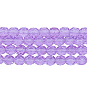 6FC295-V: CZ FACET RD Violet 6mm-300PC