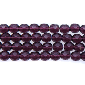 6FC299: CZ FC TRANS Round Deep Amethyst 6MM 300PC