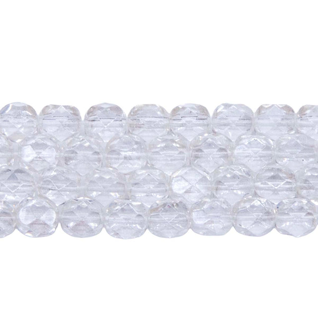6FC312-TR: CZ FACET RD Crystal Luster 6mm-50PC