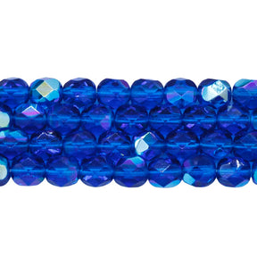 6FC568R: CZ FACET RD Capri Blue AB 6mm-50PC