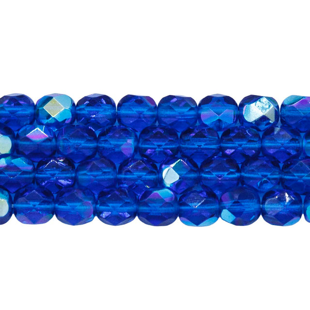 6FC568R: CZ FACET RD Capri Blue AB 6mm-50PC