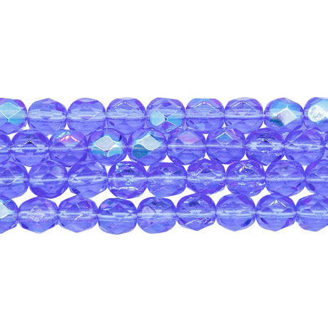 6FC574: CZ FACET RD Sapphire AB 6MM 300PC